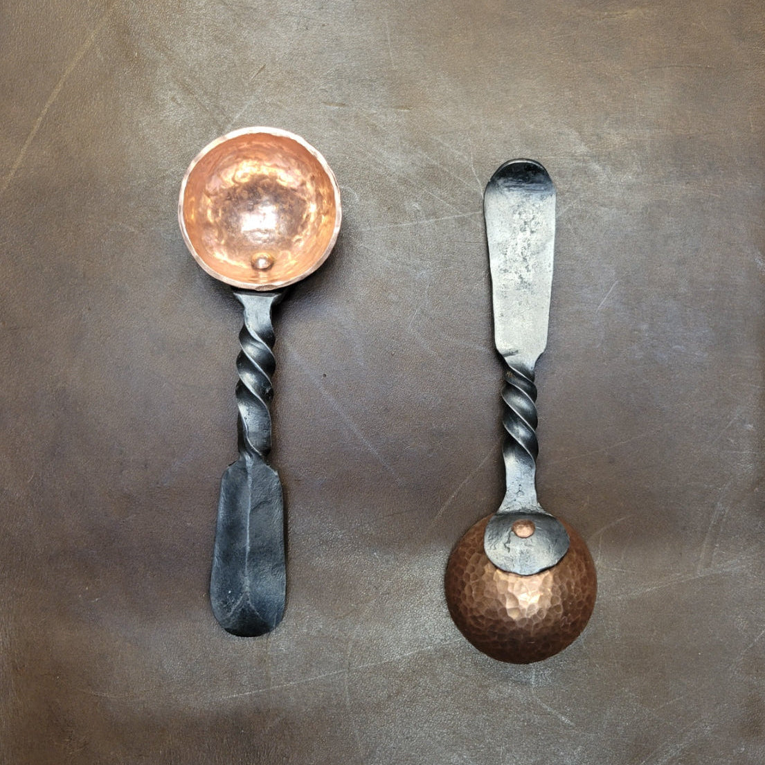 Steel & Copper Coffee Scoop